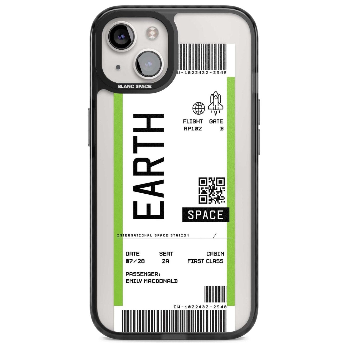 Personalised Earth Travel Ticket