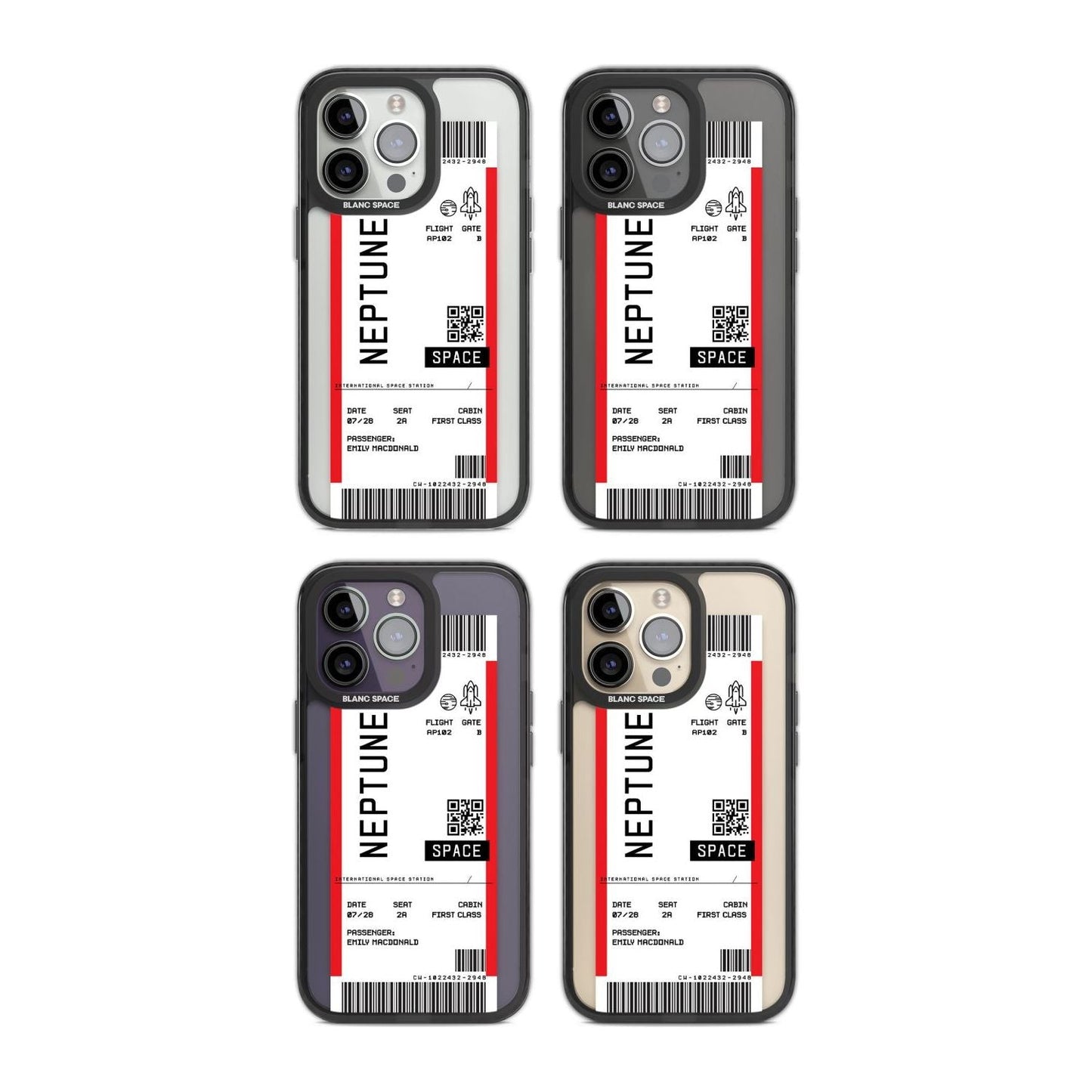 Personalisierte Neptune-Reisekarte