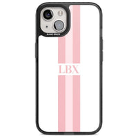 Personalised Minimal Pink Stripe