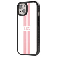 Personalised Minimal Pink Stripe