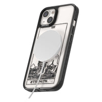 Personalisierte Stärke-Tarotkarte (Transparent)