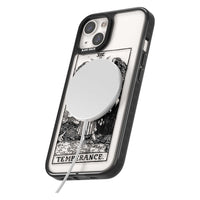 Personalisierte Temperanz-Tarotkarte (Transparent)