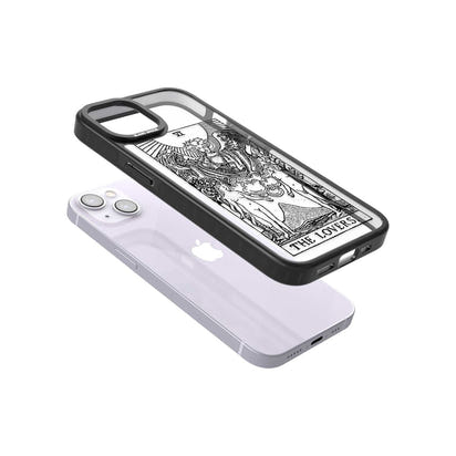 Personalisierte Tarotkarte „Die Liebenden“ (Transparent)