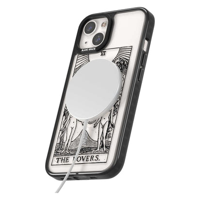 Personalisierte Tarotkarte „Die Liebenden“ (Transparent)