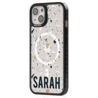 Personalised Terrazzo Blue, Pink, Brown