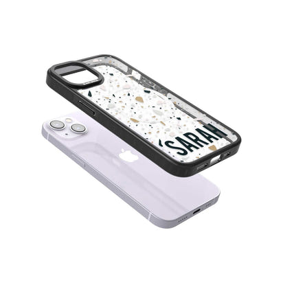 Personalised Terrazzo Blue, Pink, Brown