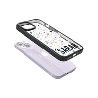 Personalised Terrazzo Blue, Pink, Brown