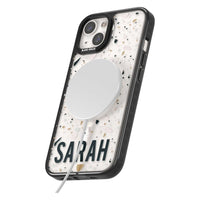 Personalised Terrazzo Blue, Pink, Brown