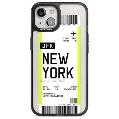 Personalised New York Boarding Pass