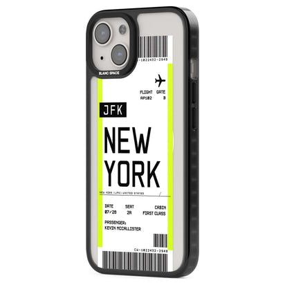 Personalised New York Boarding Pass