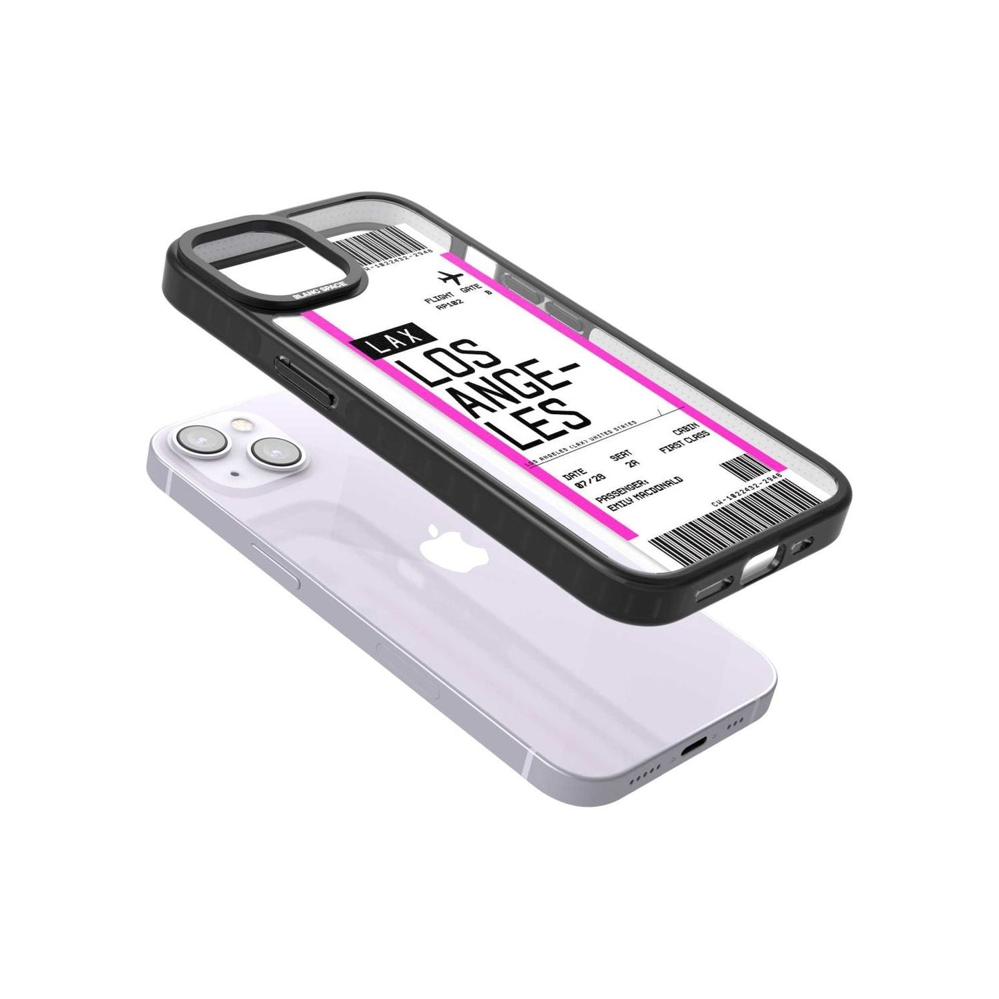 Personalisierte Bordkarte für Los Angeles