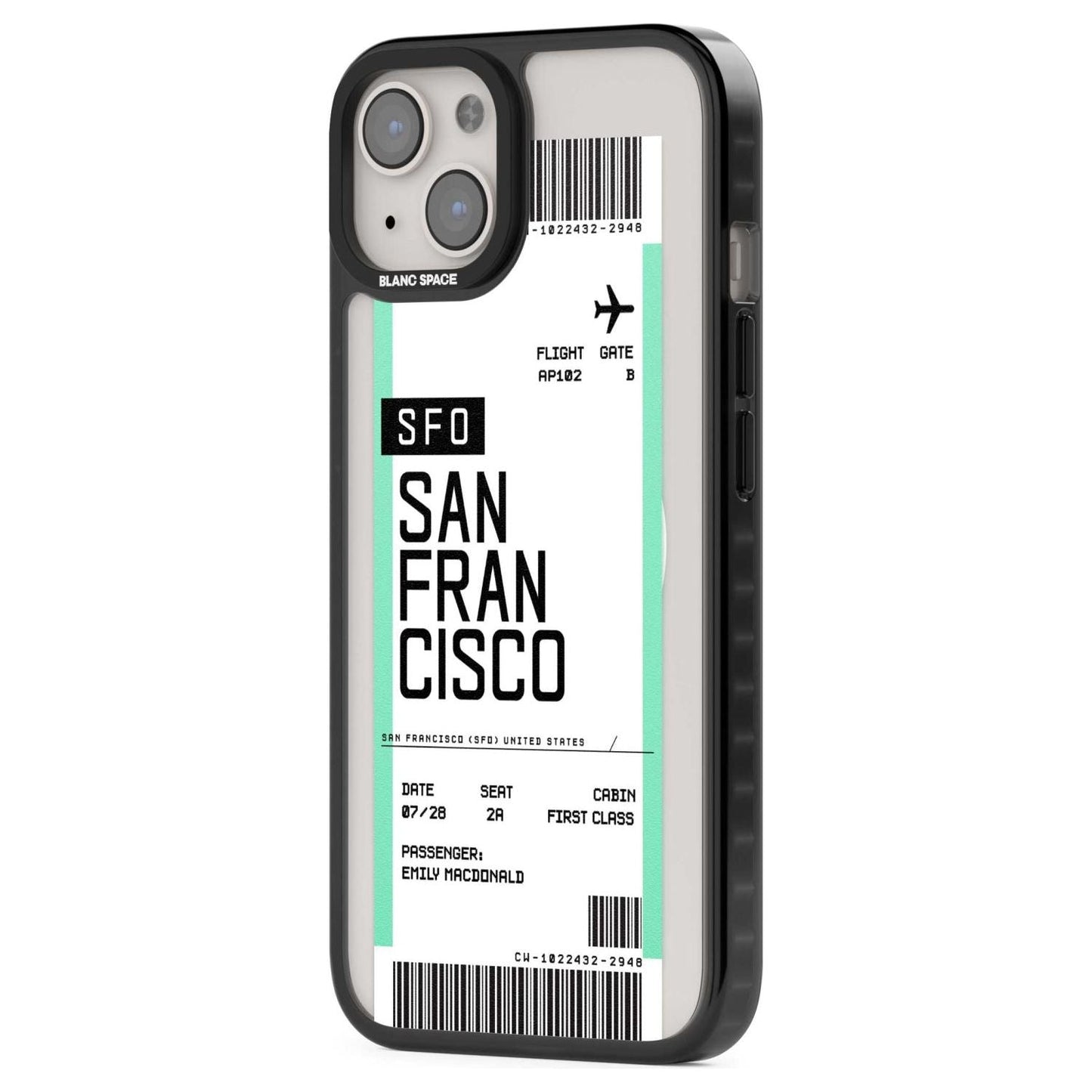 Personalised San Francisco Boarding Pass