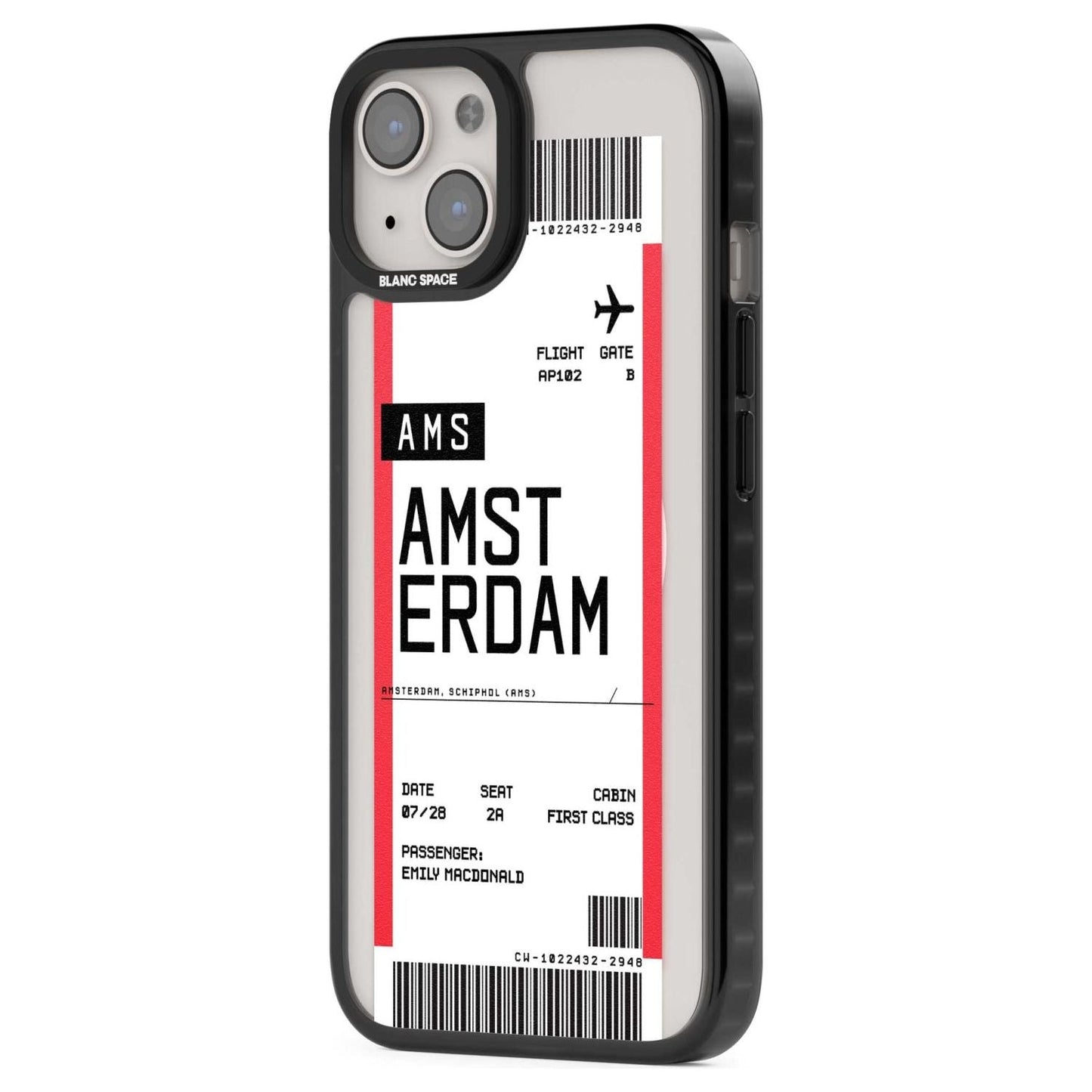 Personalised Amsterdam Boarding Pass