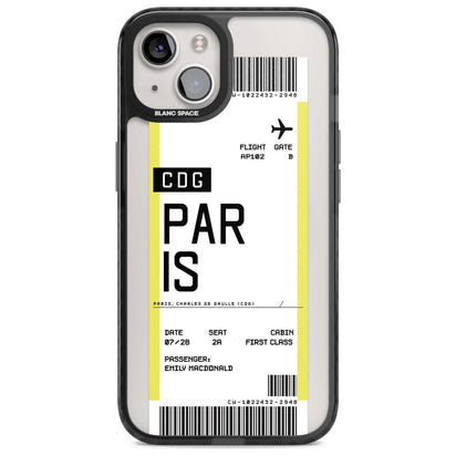 Personalised Paris Boarding Pass