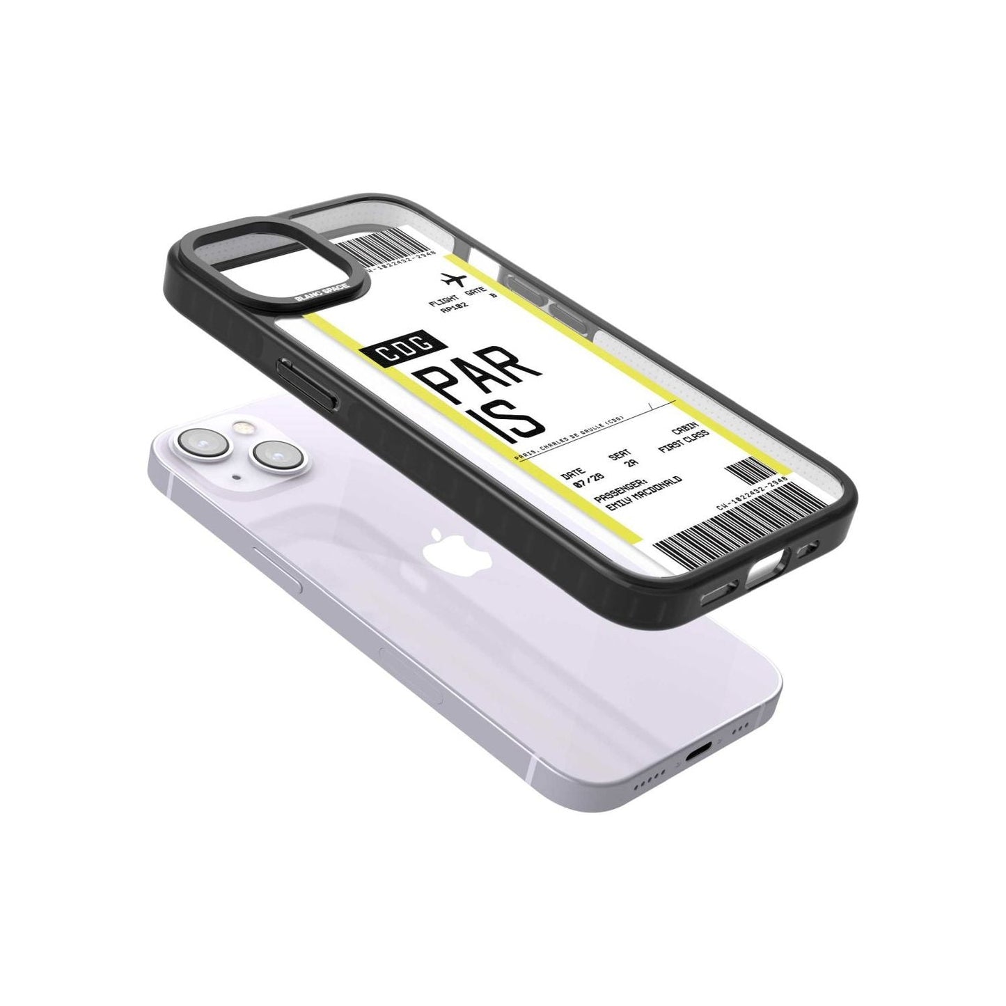 Personalised Paris Boarding Pass