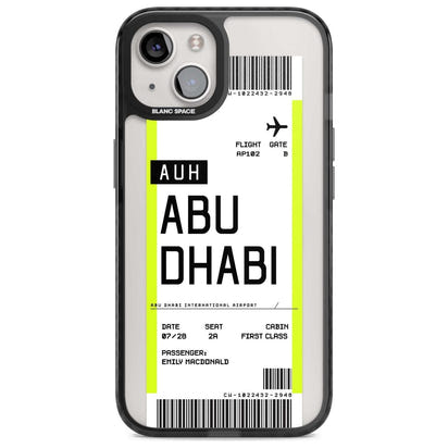 Personalised Abu Dhabi Boarding Pass