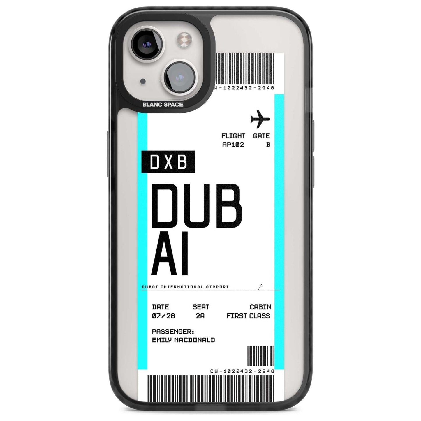 Personalised Dubai Boarding Pass