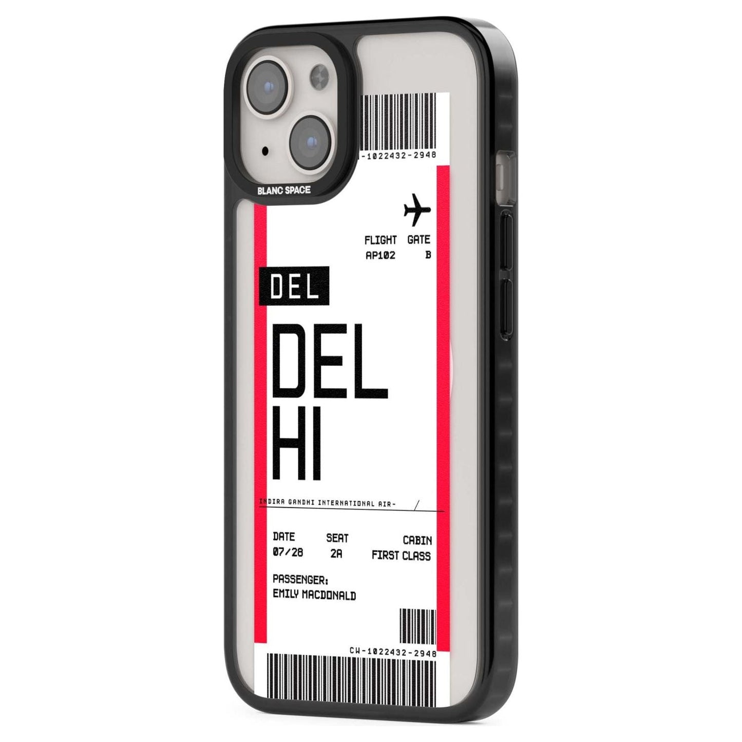 Personalised Delhi Boarding Pass