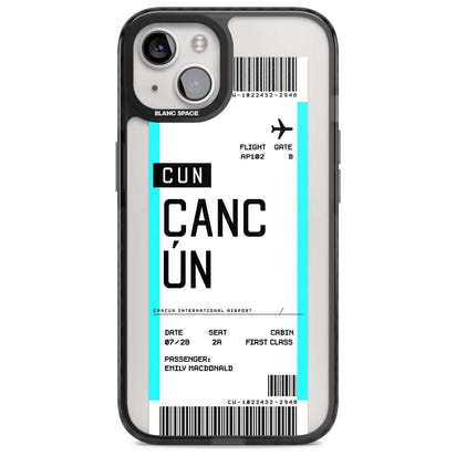 Personalised Cancún Boarding Pass