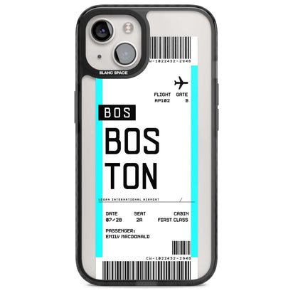 Personalised Boston Boarding Pass
