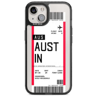 Personalised Austin Boarding Pass