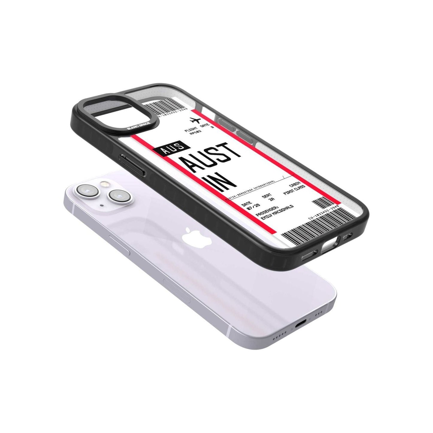 Personalised Austin Boarding Pass