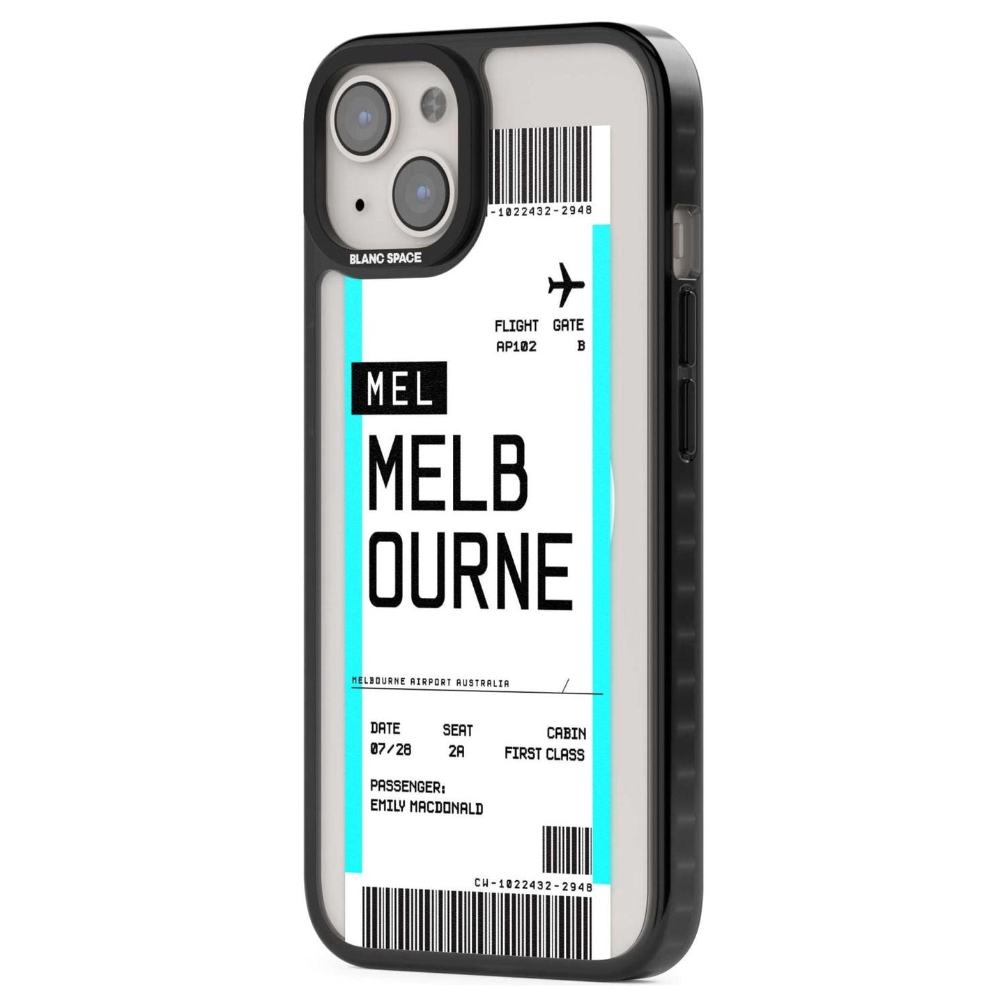 Personalised Melbourne Boarding Pass
