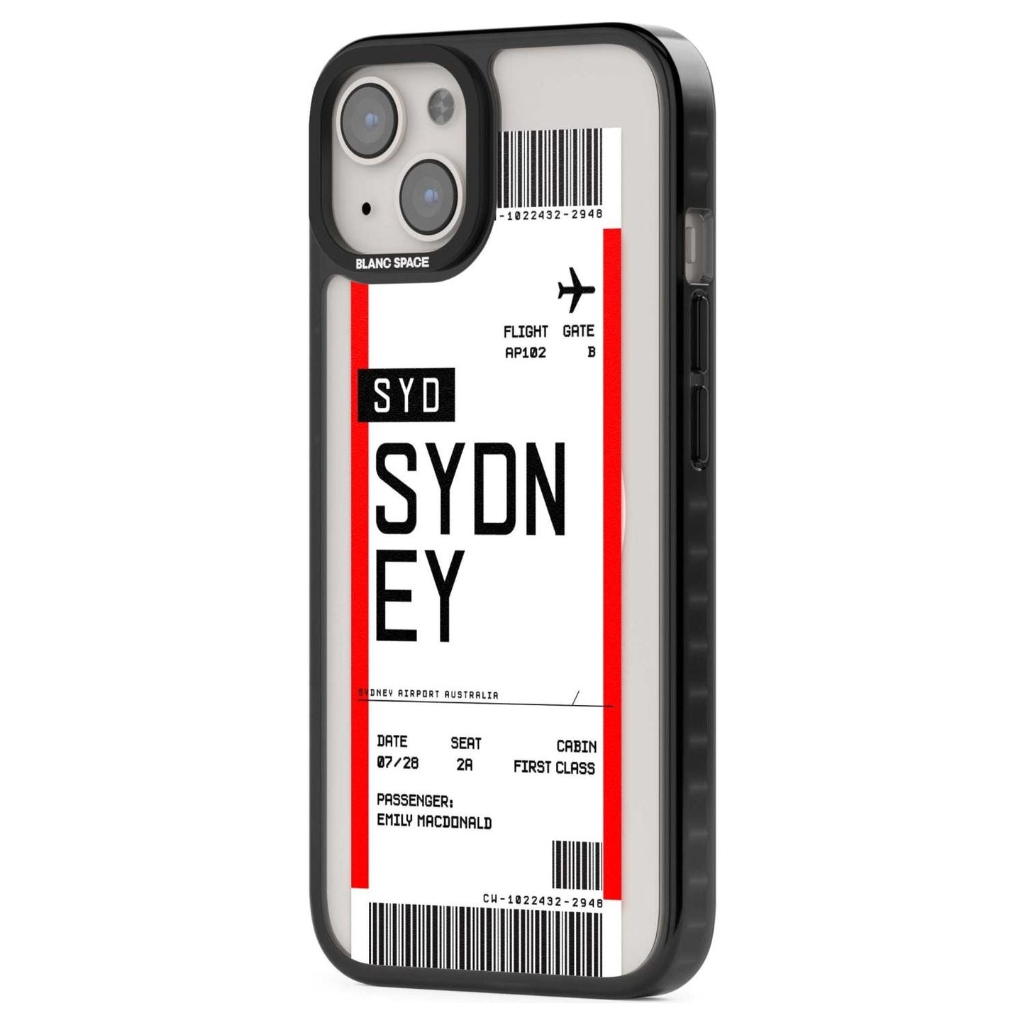 Personalised Sydney Boarding Pass