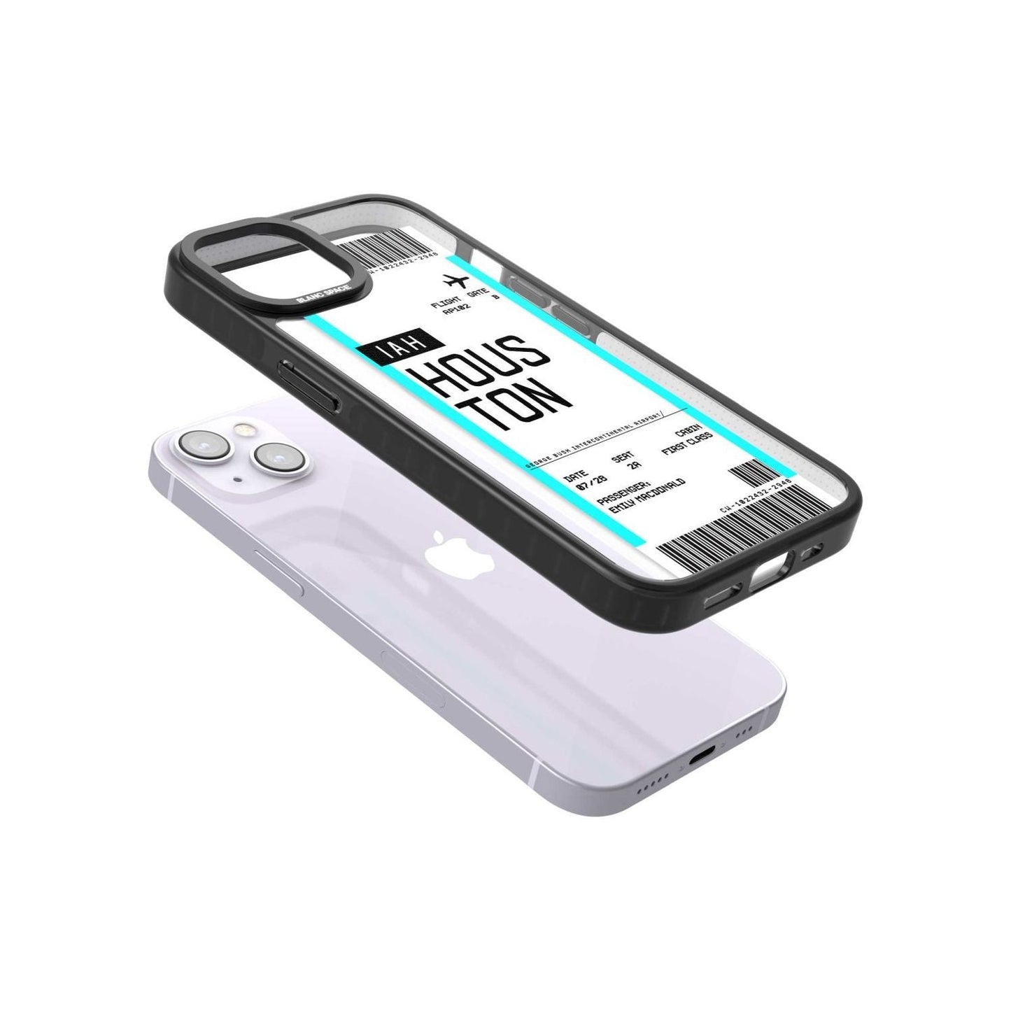 Personalised Houston Boarding Pass