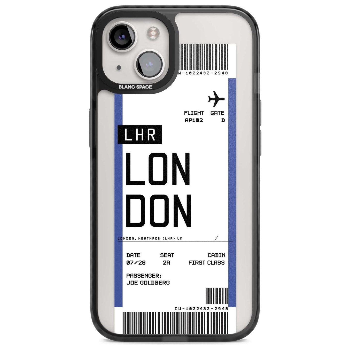 Personalised London Boarding Pass
