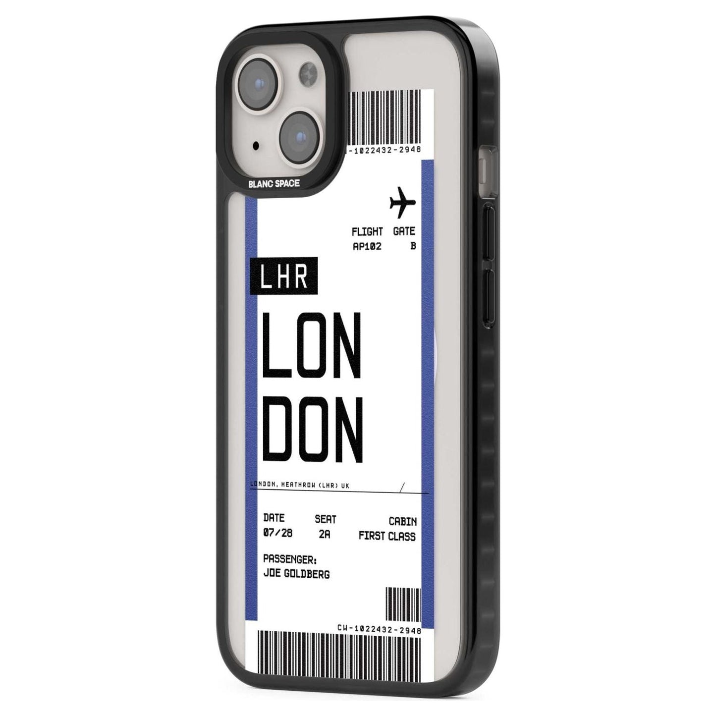 Personalised London Boarding Pass