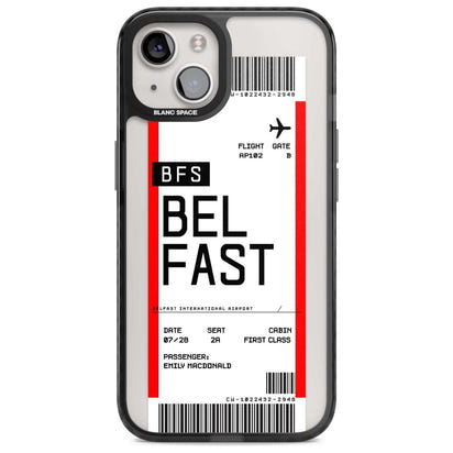 Personalised Belfast Boarding Pass