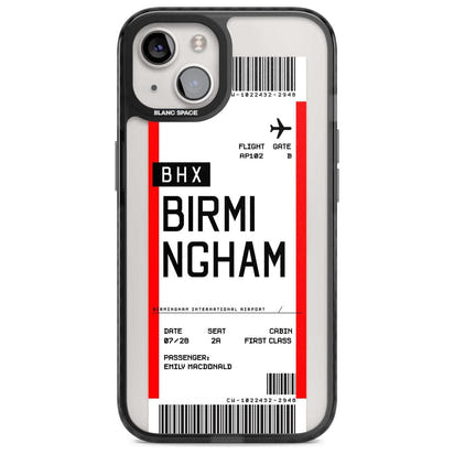 Personalised Birmingham Boarding Pass