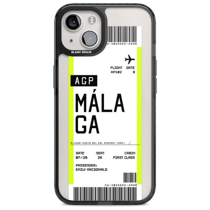 Personalised Málaga Boarding Pass
