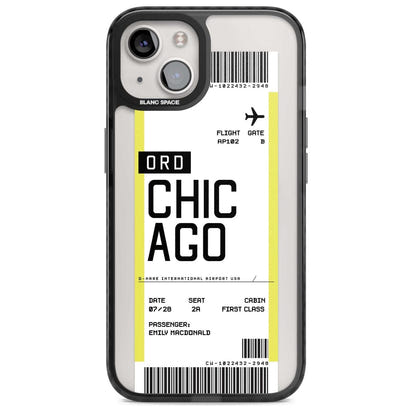 Personalised Chicago Boarding Pass