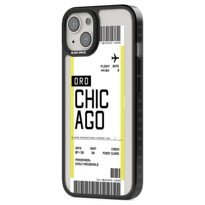 Personalised Chicago Boarding Pass