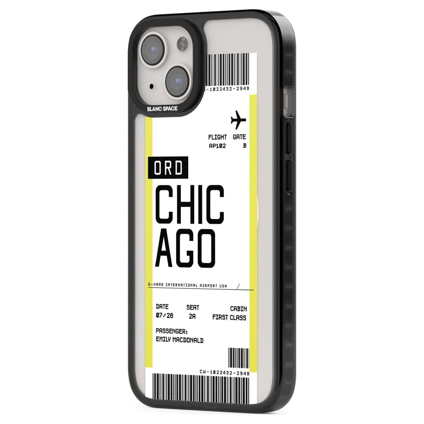 Personalised Chicago Boarding Pass