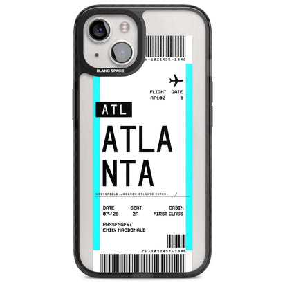 Personalisierte Atlanta-Bordkarte