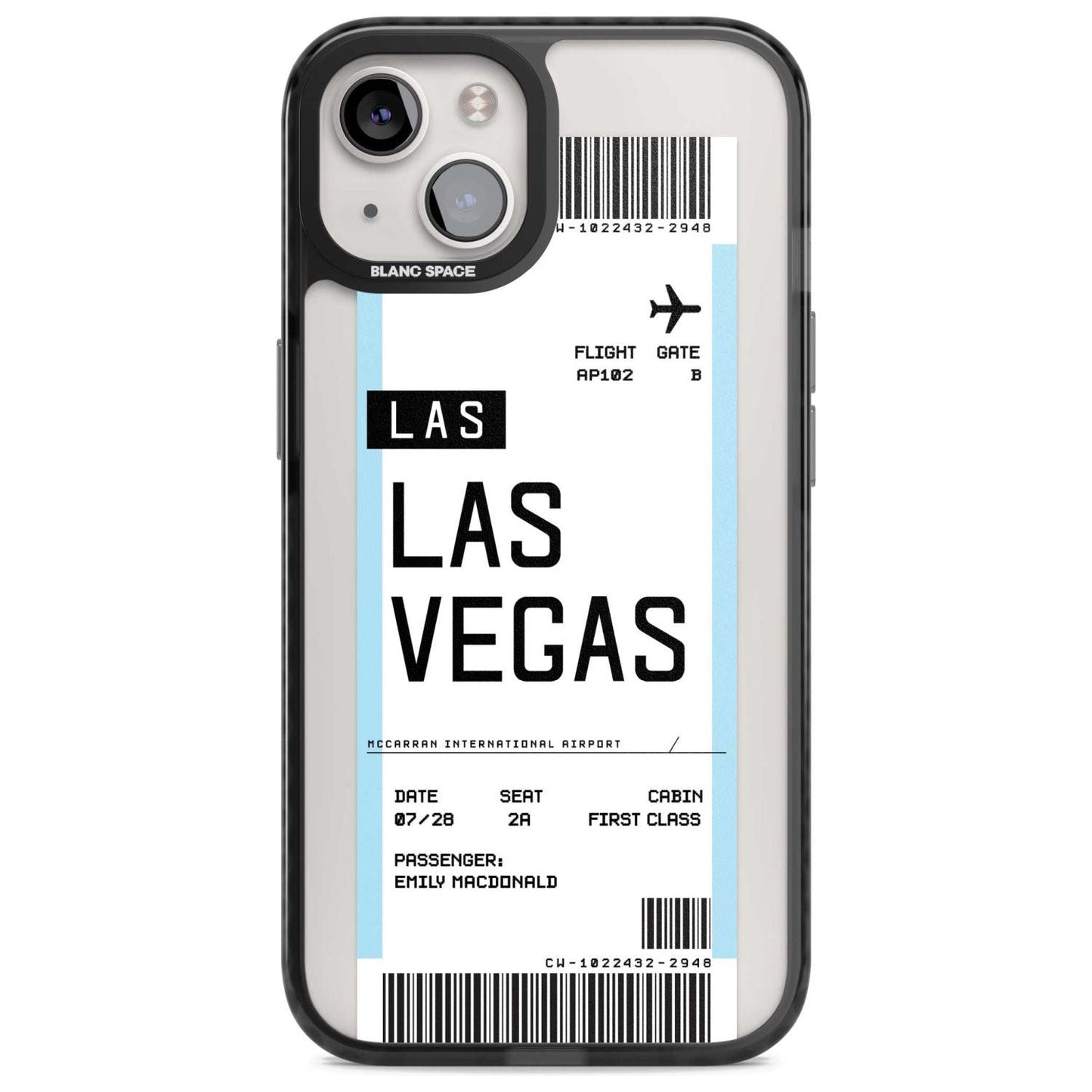 Personalised Las Vegas Boarding Pass