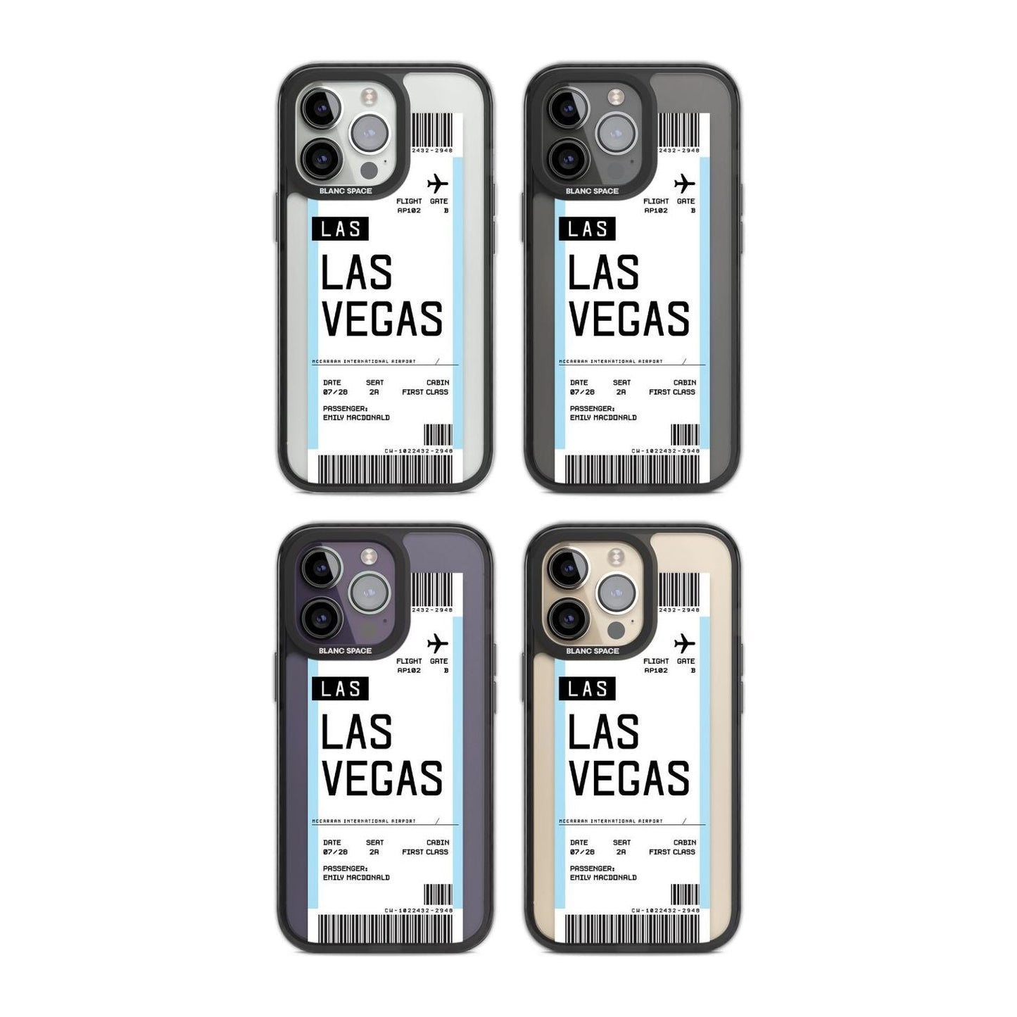Personalised Las Vegas Boarding Pass
