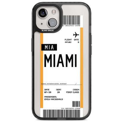 Personalised Miami Boarding Pass
