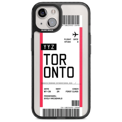 Personalised Toronto Boarding Pass