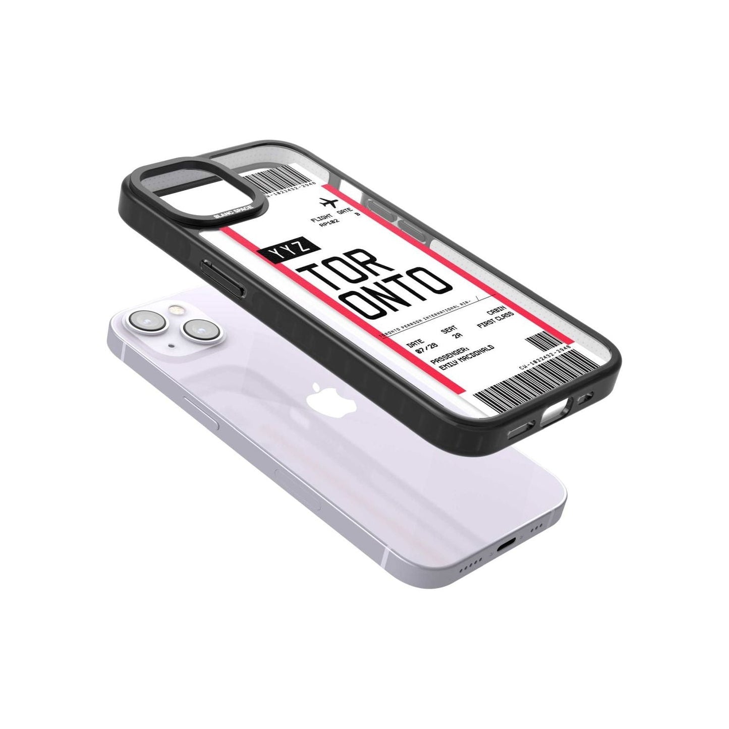 Personalised Toronto Boarding Pass