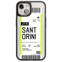 Personalisierte Bordkarte für Santorini
