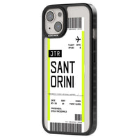 Personalisierte Bordkarte für Santorini