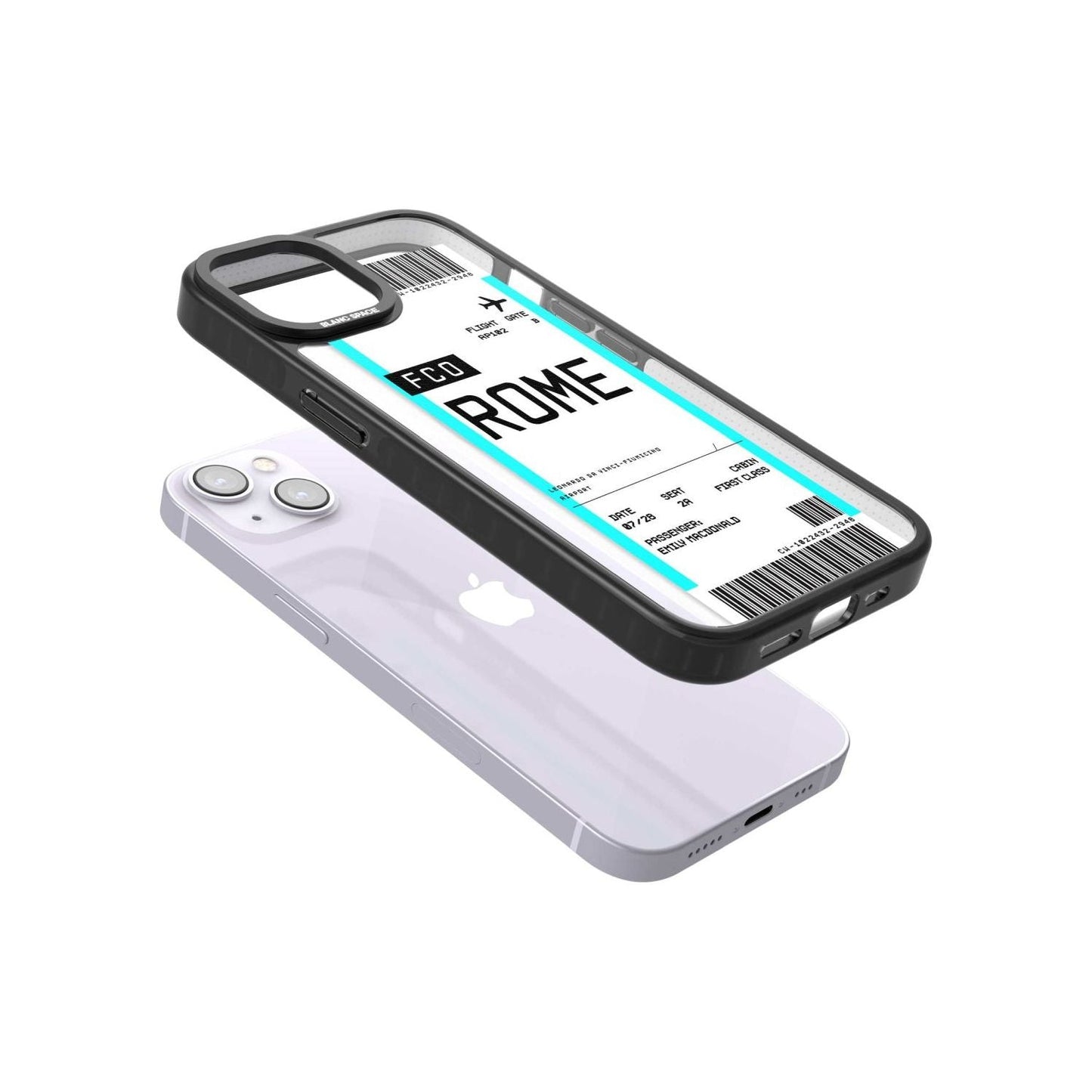 Personalised Rome Boarding Pass