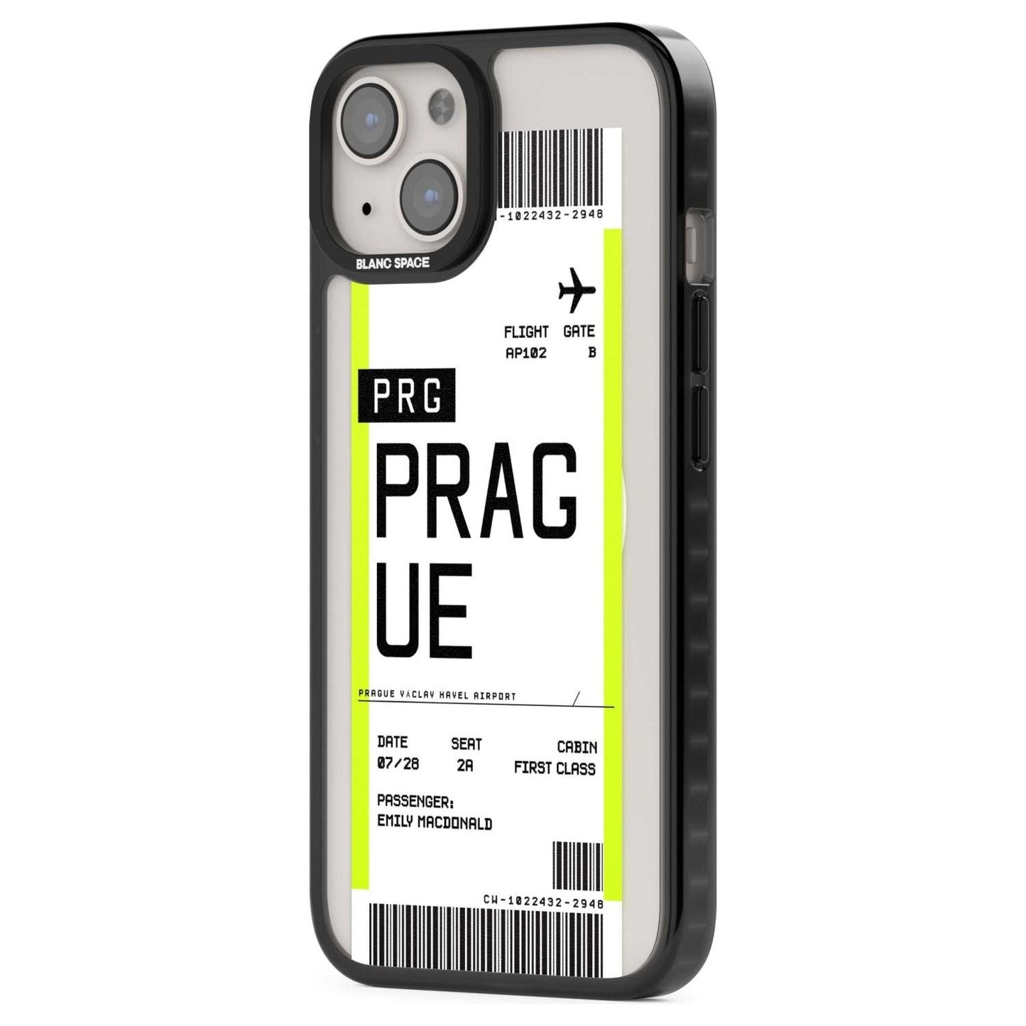 Personalised Prague Boarding Pass