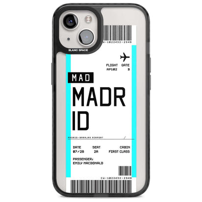 Personalised Madrid Boarding Pass