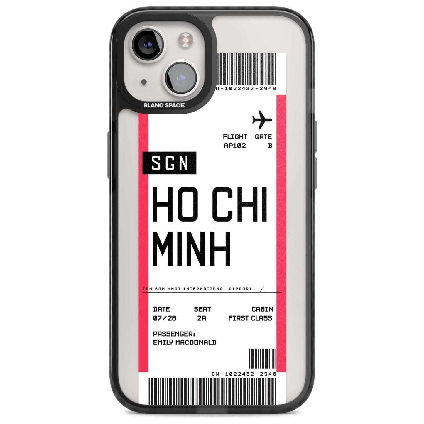 Personalised Ho Chi Minh Boarding Pass