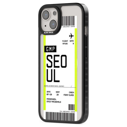 Personalised Seoul Boarding Pass